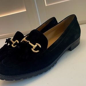 Suede loafers